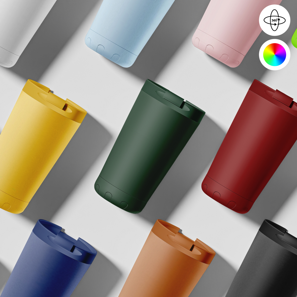 Thermosbeker / Koffiebeker - 350 ml - Groen