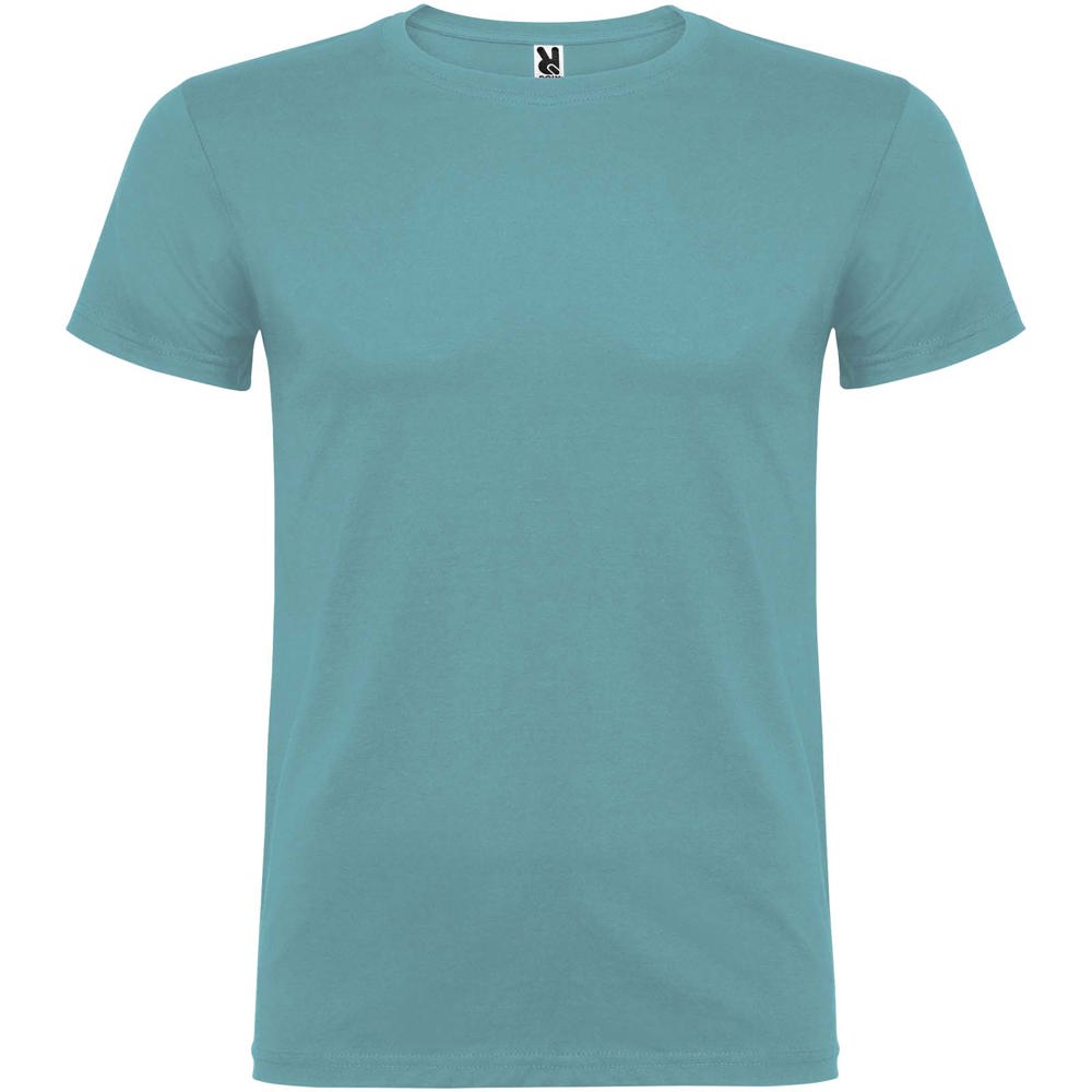 Beagle 155 g/m² herenshirt met korte mouwen - Stoffig blauw