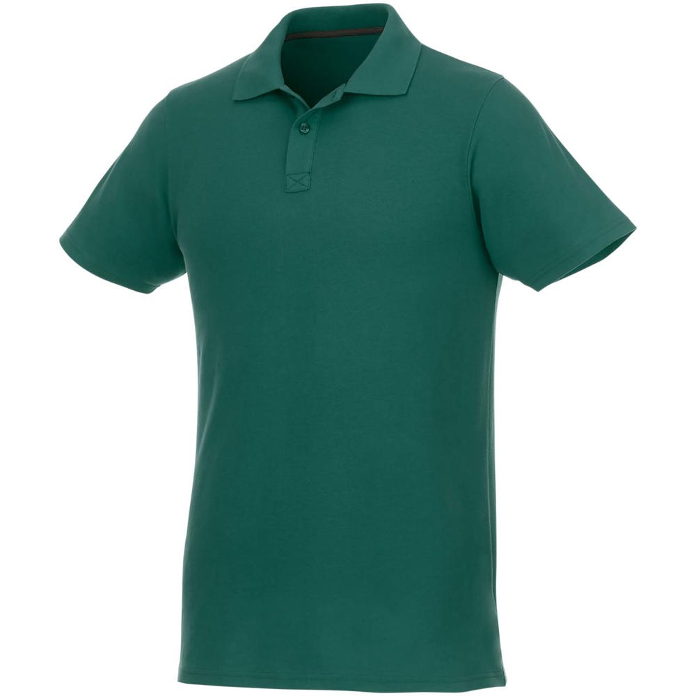 Helios 180 g/m² herenpolo met korte mouwen - Bosgroen