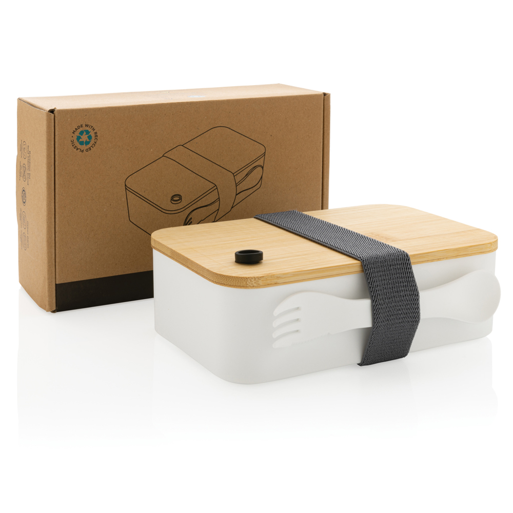 PP lunchbox met bamboe deksel