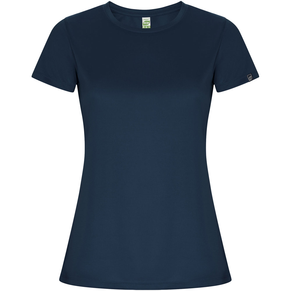 Imola 135 g/m² sportshirt met korte mouwen voor dames - Marineblauw