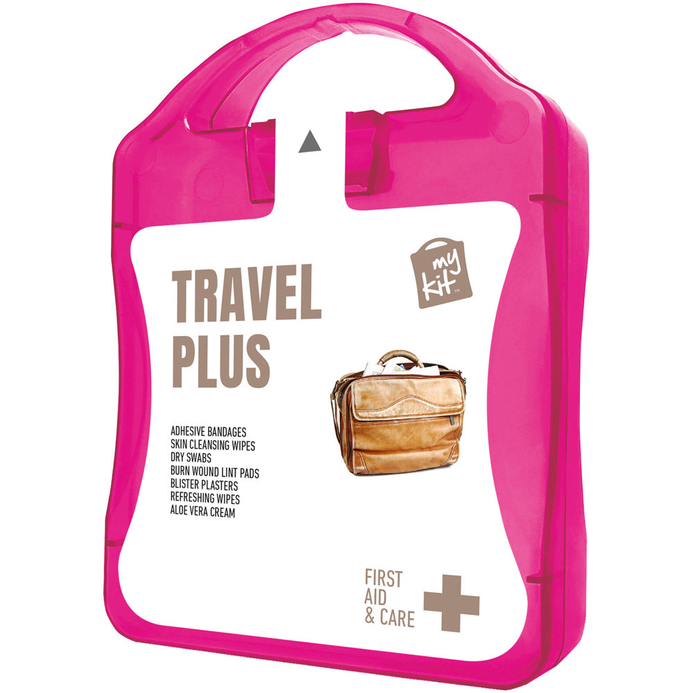 MyKit Reizen Plus Set - Transparant magenta