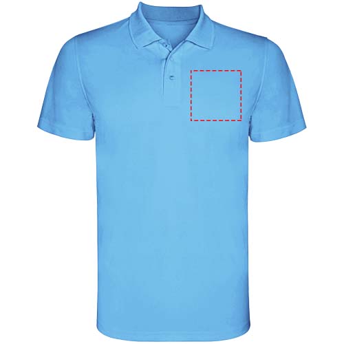 Monzha 150 g/m² sportpolo met korte mouwen voor heren